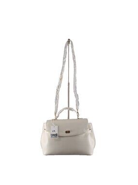 Cavalli Class Purse NEW $118 Tatiana 14x9x5 White Asparagus 100% Polyurethane